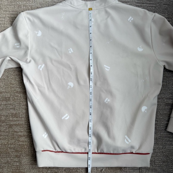 Dada Sport Paris Diamant Equestrian Technical Sweatshirt - Cream/Tan XS - Picture 7 of 11